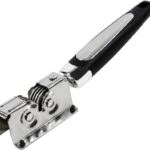 Afiador de Facas Profissional 18cm Metal e Plástico Cinza Alta Precisão IZESHARP PRO