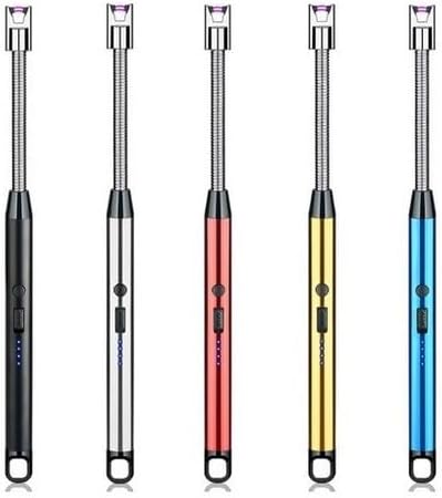 Isqueiro Elétrico Recarregável USB 360° Flexível Antivento Premium IZEFLAME PRO
