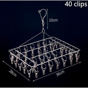 Varal Retrátil 40 Clips Inox Prendedores Prático para Roupas Íntimas Pequenas IZESNAP PRO Varal Retrátil 40 Clips Inox Prendedores Prático para Roupas Íntimas Pequenas IZESNAP PRO