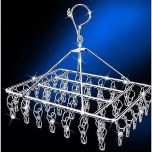 Varal Retrátil 40 Clips Inox Prendedores Prático para Roupas Íntimas Pequenas IZESNAP PRO Varal Retrátil 40 Clips Inox Prendedores Prático para Roupas Íntimas Pequenas IZESNAP PRO