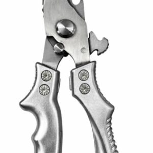 Tesoura de Cozinha Profissional 30cm Aço Inox Trava Segurança Corte Frango Ossos Multifuncional IZECHOP PRO