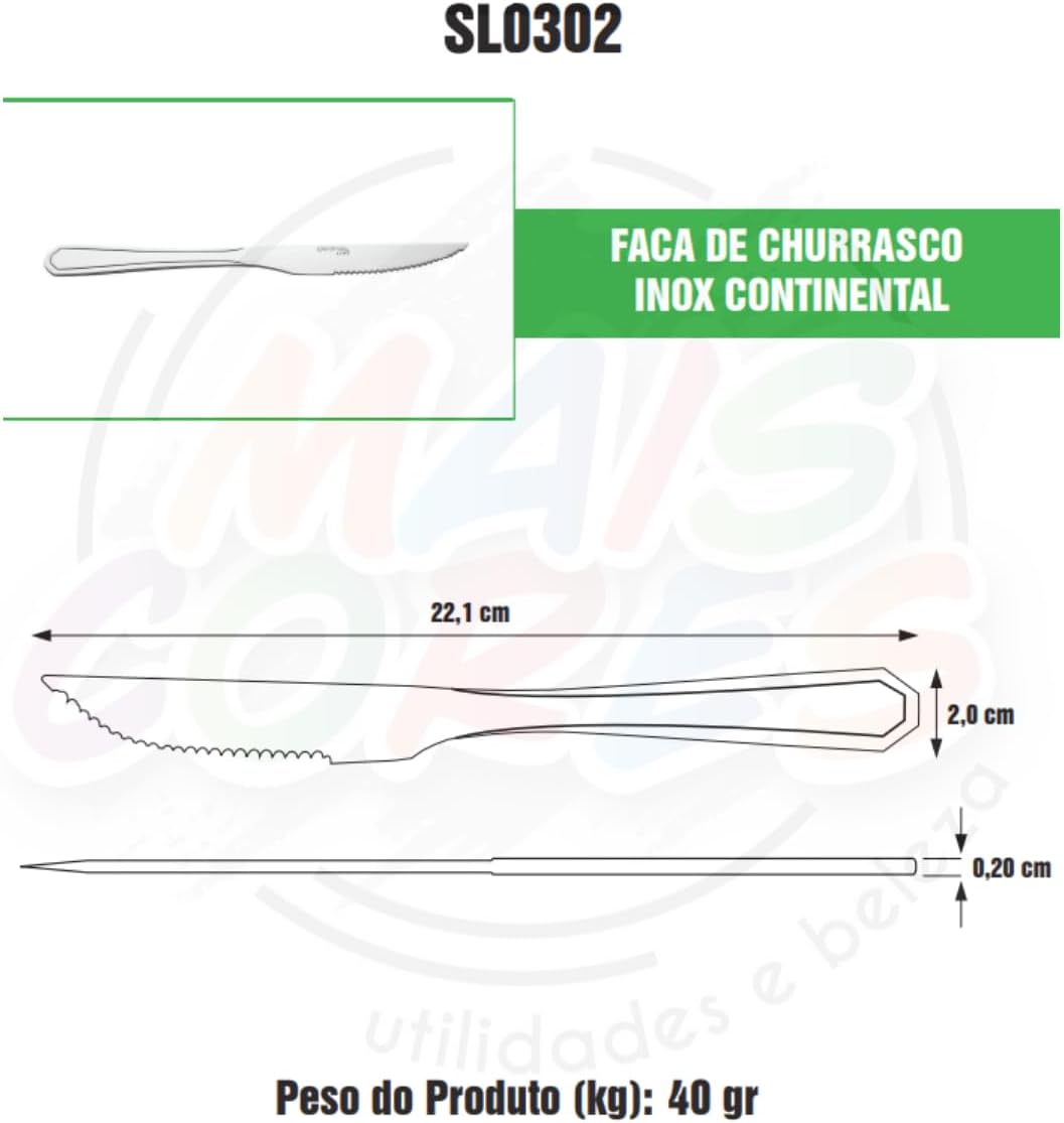 Faqueiro Inox 48 Peças Aço Inox Kit Completo Mesa Posta Premium IZEGOLD PRO