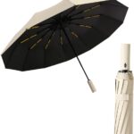 Guarda Chuva Automático Duplo Reforçado 12 Hastes Blackout UV 50+ Premium IZESTORM PRO