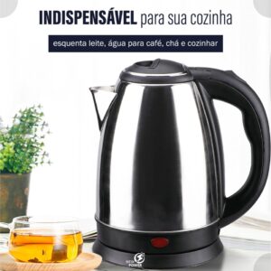 Chaleira Elétrica Inox 1,8L 110V 1100W Desligamento Automático Premium IZEBOIL PRO Chaleira Elétrica Inox 1,8L 110V 1100W Desligamento Automático Premium IZEBOIL PRO