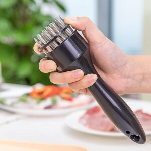 Amaciador de Carnes Manual Inox com Agulhas, Cabo Ergonômico, Fácil Limpeza IZECHOP PRO
