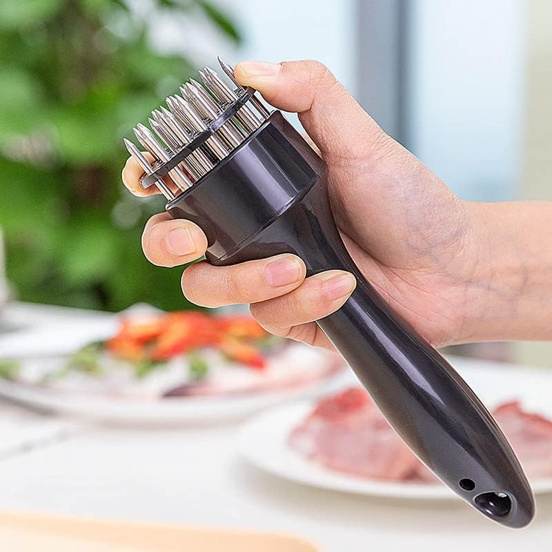 Amaciador de Carnes Manual Inox com Agulhas, Cabo Ergonômico, Fácil Limpeza IZECHOP PRO