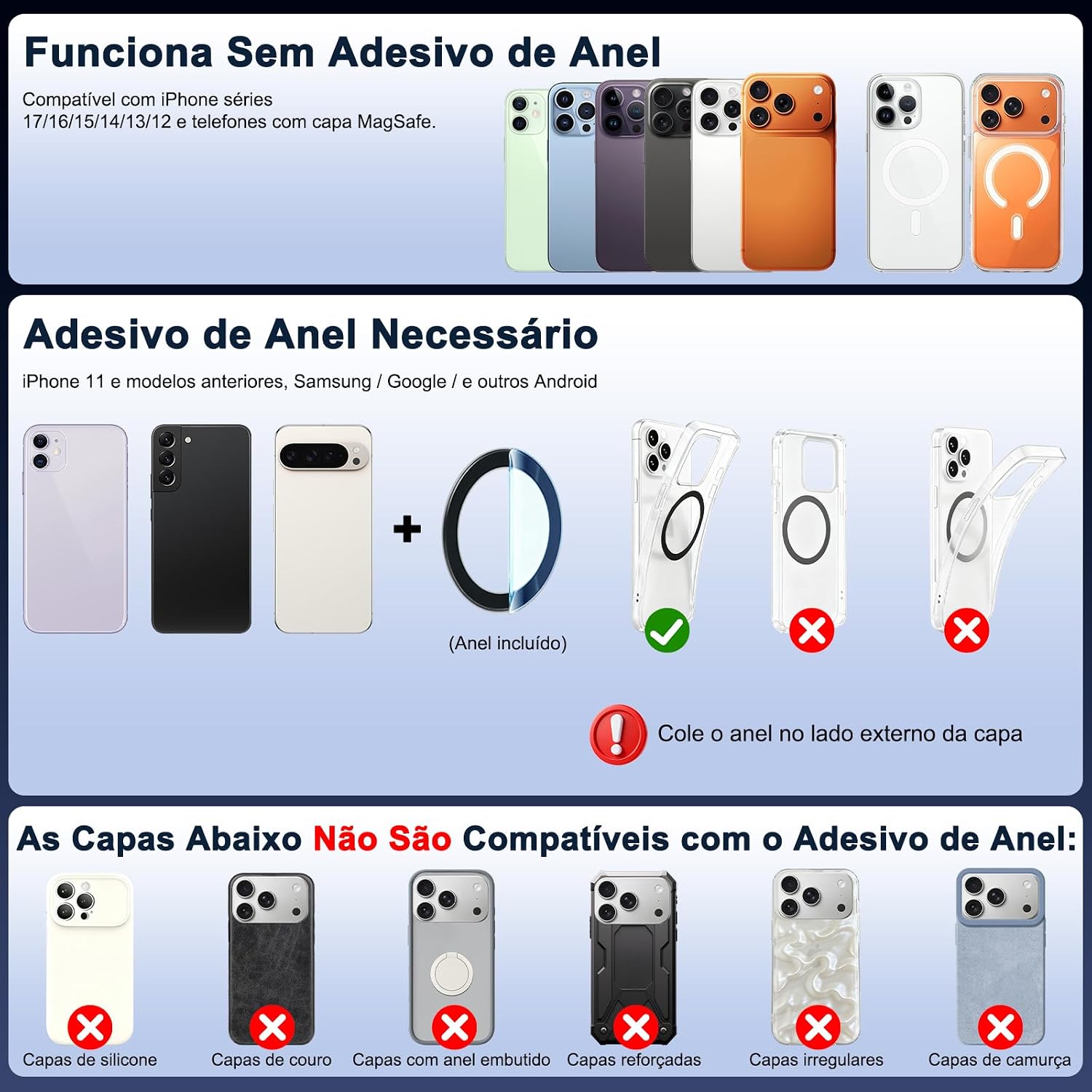 Suporte Magnético para Celular MagSafe Sucção a Vácuo 360° Ultra Forte Portátil IZEGRIP PRO