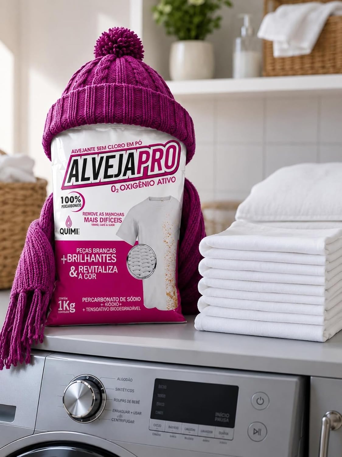 Percarbonato de Sódio 100% Puro Removedor de Manchas Multiuso Limpeza Pesada Branqueador IZEBOOST PRO