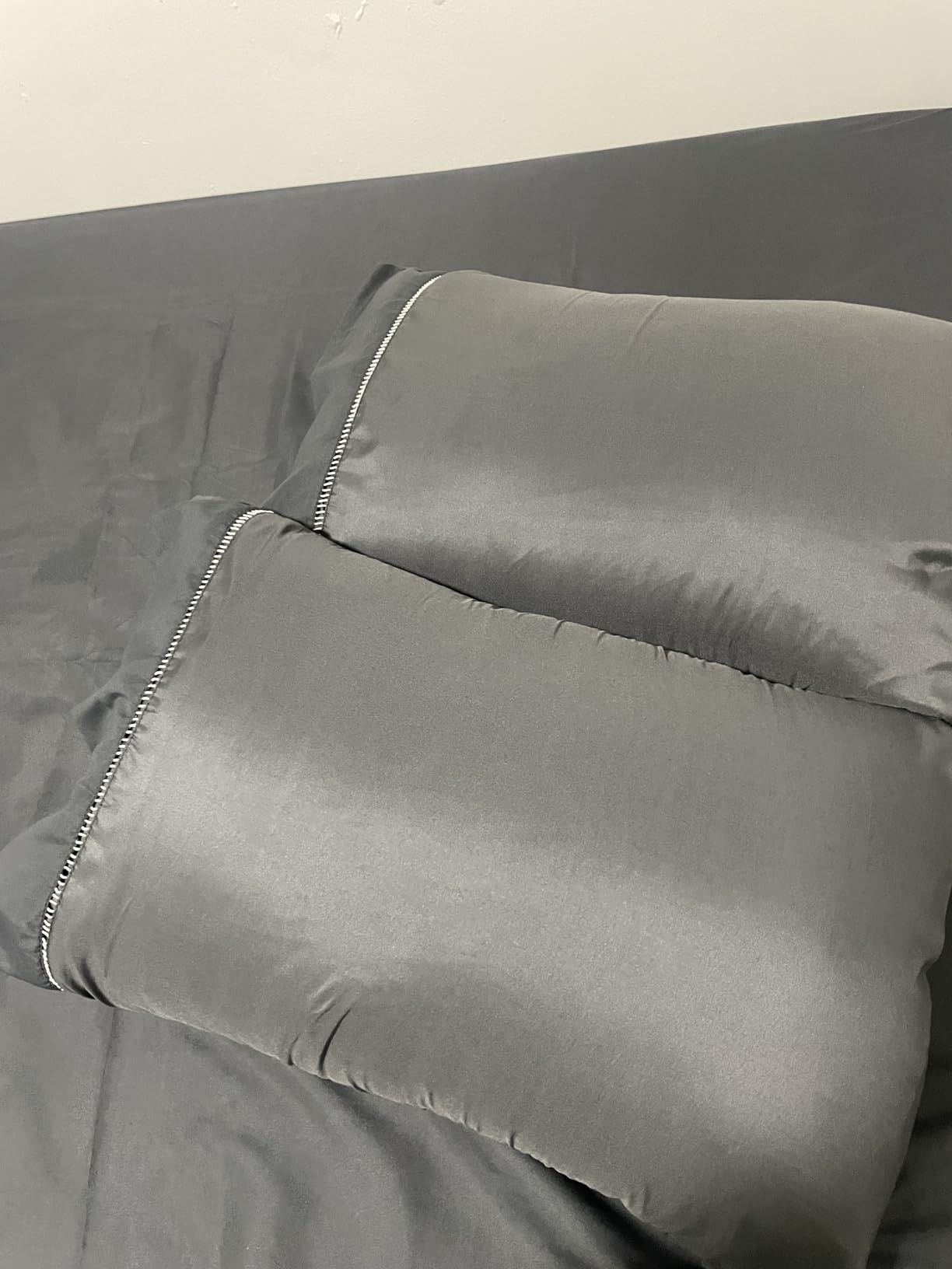 Jogo de Cama Casal Percal Bege Avelã 400 Fios Fendi 3 Peças Antiácaro Anti-Pilling Toque Macio IZECOMFORT PRO photo review