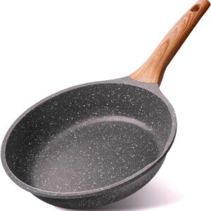 Frigideira Cerâmica 24cm 2,5L Antiaderente Fundo Indução Cabo Madeira Premium IZECOOK MAX