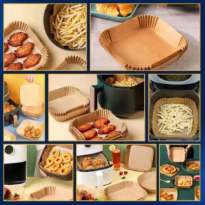 Forma Papel para AirFryer 50 Unidades Quadrada Descartável Antiaderente Universal IZECRISP PRO Forma Papel para AirFryer 50 Unidades Quadrada Descartável Antiaderente Universal IZECRISP PRO