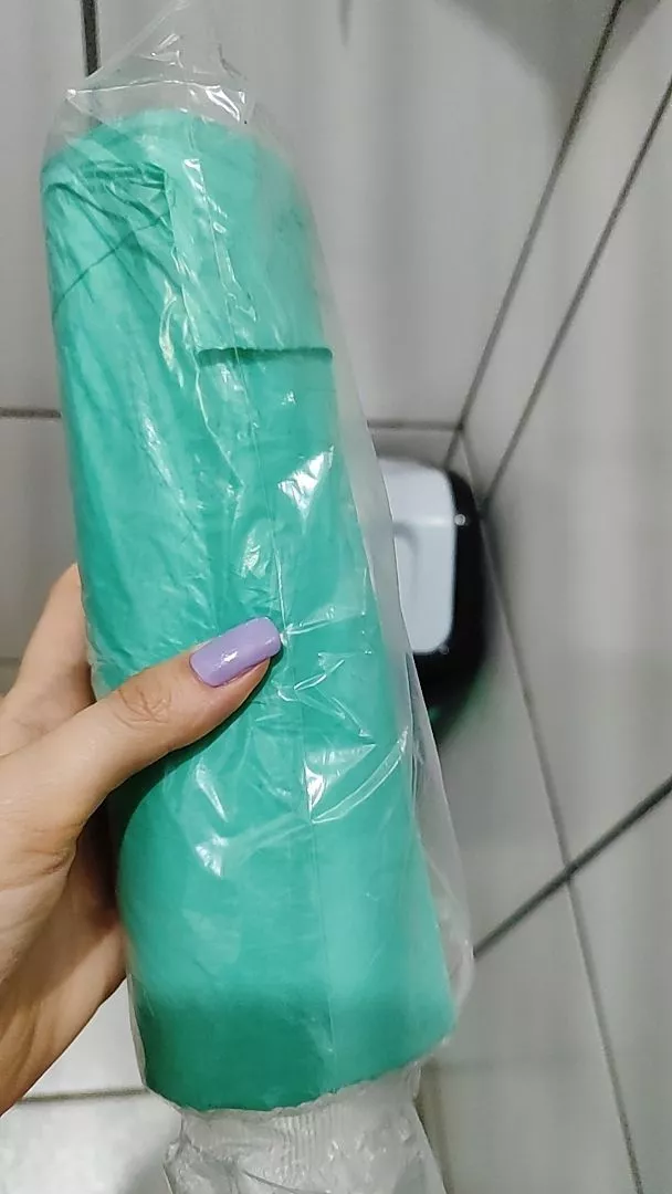 Click to view full screen Embalixo Saco de Lixo Verde 50L Reforçado Perfumado Repelente 30 Unidades IZEGUARD PRO photo review