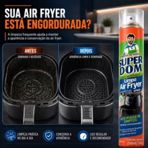 limpa-air-fryer-e-sanduicheira-250ml-dissolve-gordura-incrustada-sem-raspar-izeclean-pro Limpa Air Fryer e Sanduicheira 250ml Dissolve Gordura Incrustada Sem Raspar IZECLEAN PRO IZESHOP