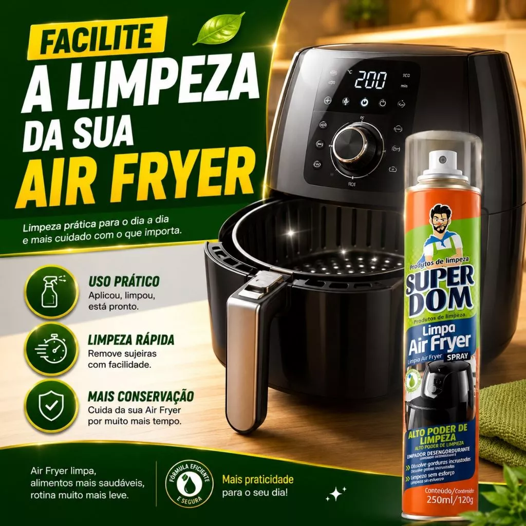 limpa-air-fryer-e-sanduicheira-250ml-dissolve-gordura-incrustada-sem-raspar-izeclean-pro Limpa Air Fryer e Sanduicheira 250ml Dissolve Gordura Incrustada Sem Raspar IZECLEAN PRO IZESHOP