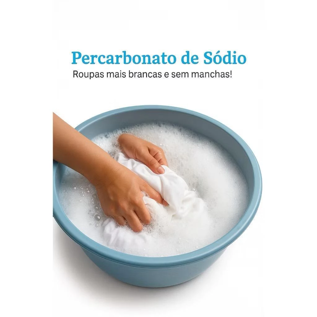 Percarbonato de Sódio 500g Biodegradável Sem Cloro Tira-Manchas Multiuso Alto Branqueamento IZEPOWER PRO IZESHOP
