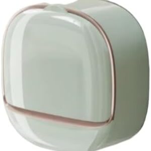 Kit Saboneteira Parede Dupla Adesiva ABS Branco Verde Drenagem Seca 3 Unidades IZECLEAN PRO