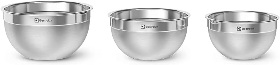 Kit Bowls Inox com Tampa Plástica 3 Peças, 3 Tamanhos, Polido, Multiuso IZECHOP PRO