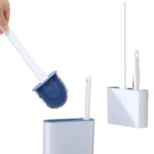 Escova Sanitária de Silicone 2 em 1 com Suporte Adesivo Branco/Preto Compacta Premium IZEWALL PRO Escova Sanitária de Silicone 2 em 1 com Suporte Adesivo Branco/Preto Compacta Premium IZEWALL PRO