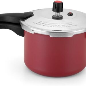Panela de Pressão Fechamento Externo Alumínio Laminado 4,5L Vermelha Turbo IZEPRESS PRO Panela de Pressão Fechamento Externo Alumínio Laminado 4,5L Vermelha Turbo IZEPRESS PRO