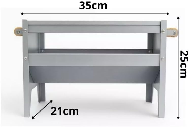 Churrasqueira Portátil Compacta Galvanizada Aço Inox Grelha Regulável Alta Durabilidade IZEBBQ PRO