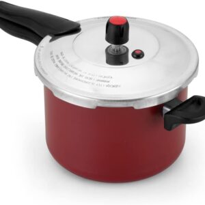 Panela de Pressão Fechamento Externo Alumínio Laminado 4,5L Vermelha Turbo IZEPRESS PRO Panela de Pressão Fechamento Externo Alumínio Laminado 4,5L Vermelha Turbo IZEPRESS PRO