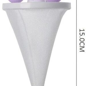 Kit 4 Coletor de Pelos para Máquina de Lavar PP Malha Flutuante Reutilizável IZEWASH PRO