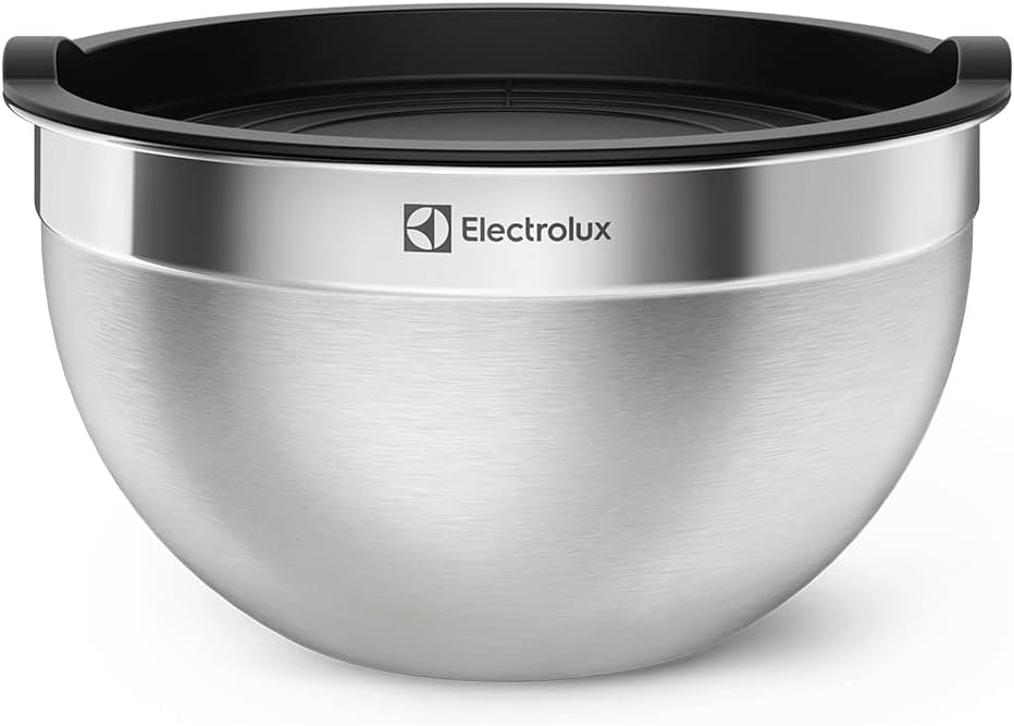 Kit Bowls Inox com Tampa Plástica 3 Peças, 3 Tamanhos, Polido, Multiuso IZECHOP PRO