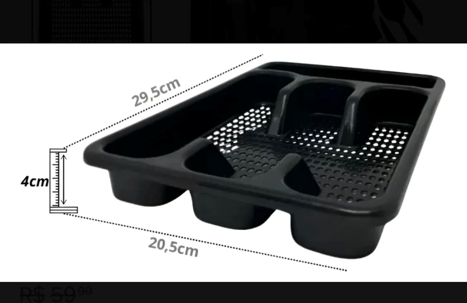 Jogo de Talheres Inox 25 Peças com Organizador de Gaveta Premium IZEPLATE PRO