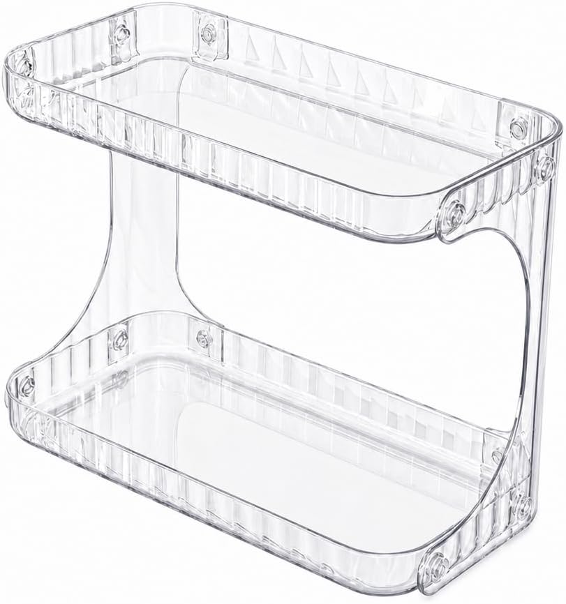 Organizador Diamante 2 Andares Acrílico Transparente Premium Multiuso IZEGLAM PRO