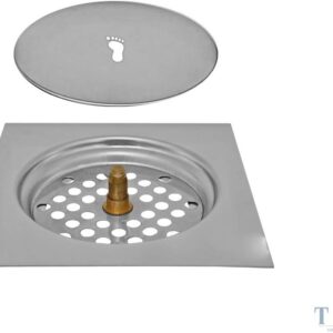 Ralo Inteligente Click 15x15cm Inox 1,2mm Veda Cheiro Premium IZECLICK PRO