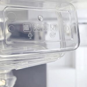Kit 10 Marmitas 750ml Plástico Transparente BPA Free Duplo Trava Hermética Premium IZELOCK PRO