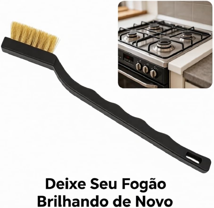 Kit 3 Escovas de Limpeza Pesada Aço Latão Nylon Cabo Ergonômico Premium IZEBRUSH PRO