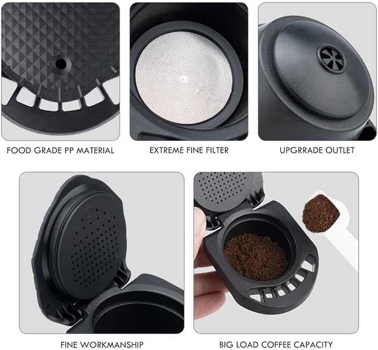 Adaptador Reutilizável Cápsulas Dolce Gusto PP Inox Alta Pressão Café Fresco IZECHARGE PRO