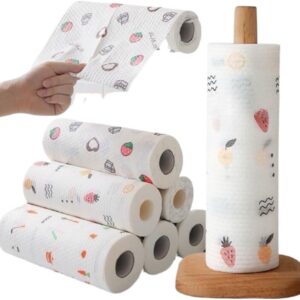 Rolo 100 Panos de Limpeza Reutilizáveis Laváveis Absorventes Multiuso Cozinha Banheiro IZEWIPES PRO