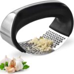 Espremedor Amassador de Alho Inox ABS Ergonômico Multiuso Premium IZEGRIP PRO