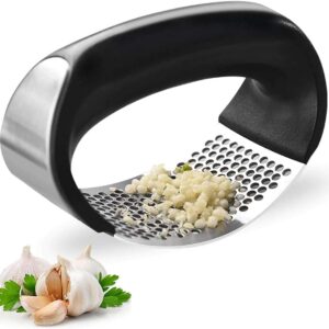 Espremedor Amassador de Alho Inox ABS Ergonômico Multiuso Premium IZEGRIP PRO