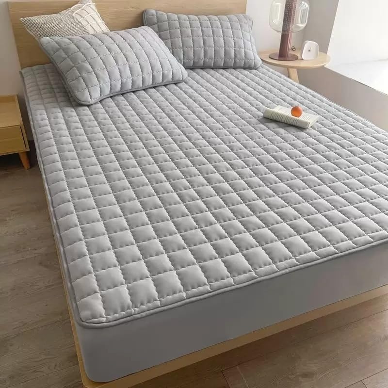 Capa Protetora para Colchão Casal/Queen/King Impermeável Antiácaro Respirável Elástico 360° Preto IZESLEEP PRO