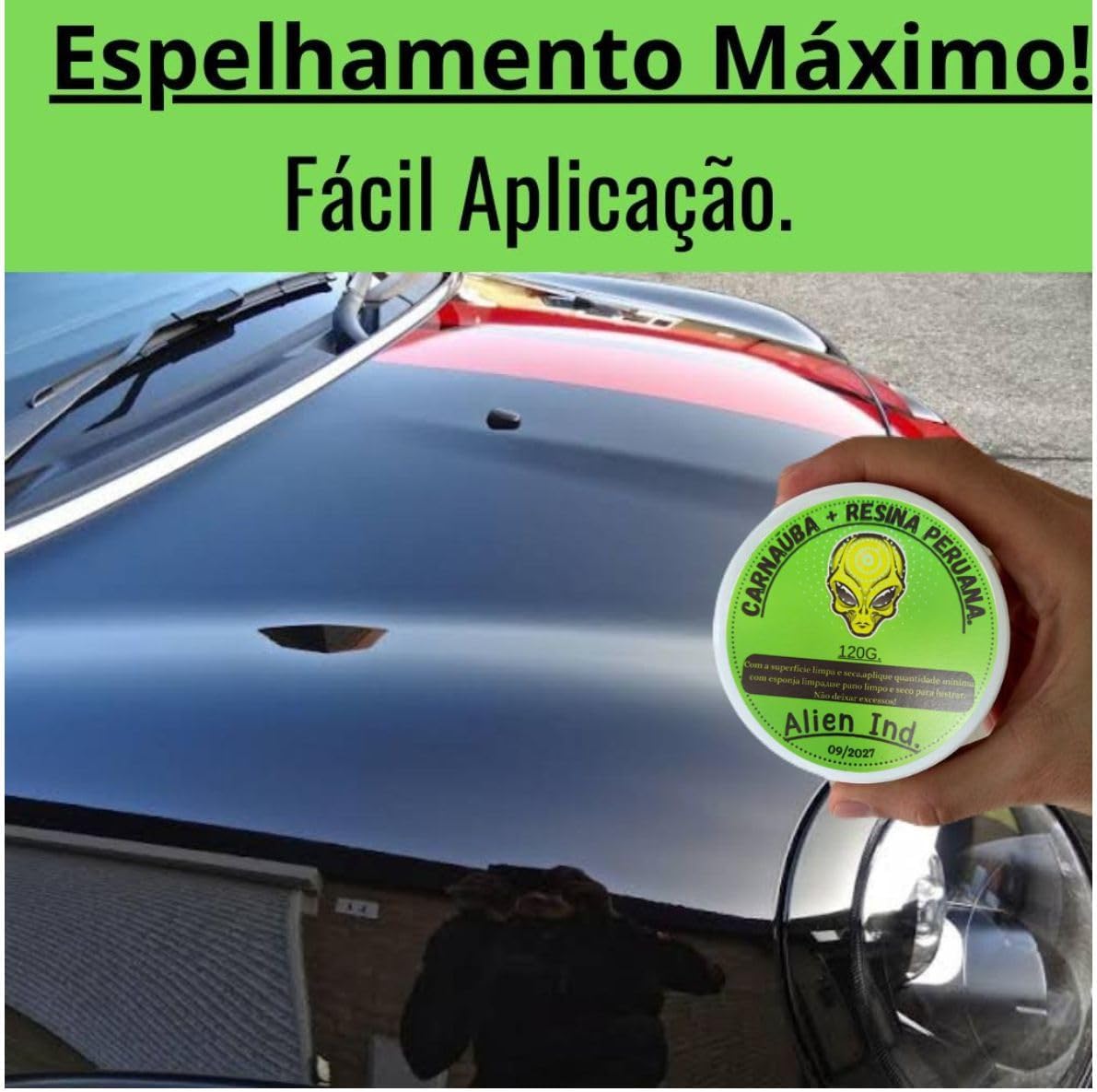 Cera Automotiva Carnaúba 120g Brilho Espelhado Proteção Antirriscos Premium IZEGLOSS PRO