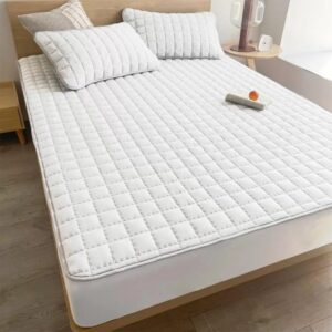 Capa Protetora para Colchão Casal/Queen/King Impermeável Antiácaro Respirável Elástico 360° Preto IZESLEEP PRO