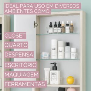 Kit Organizador Modular Gavetas Acrílico Transparente 7 Peças Premium Multiuso IZEBOX PRO Kit Organizador Modular Gavetas Acrílico Transparente 7 Peças Premium Multiuso IZEBOX PRO