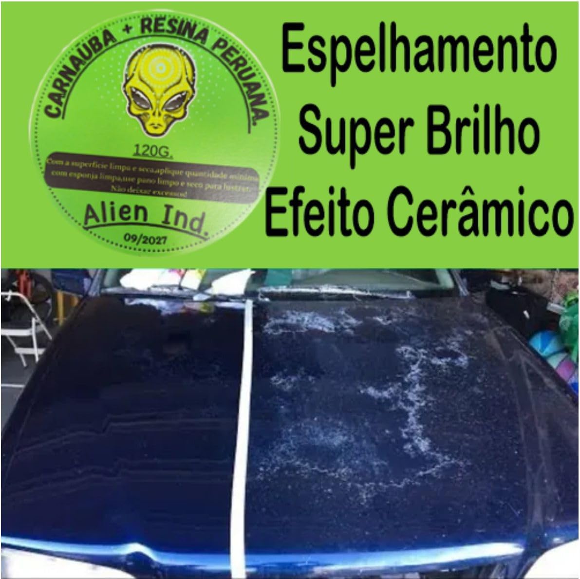 Cera Automotiva Carnaúba 120g Brilho Espelhado Proteção Antirriscos Premium IZEGLOSS PRO