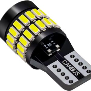 Par Lâmpadas LED T10 Pingo Canbus 8W 6000K 37 LEDs Projetor HD Branco Frio IZEBOOST PRO