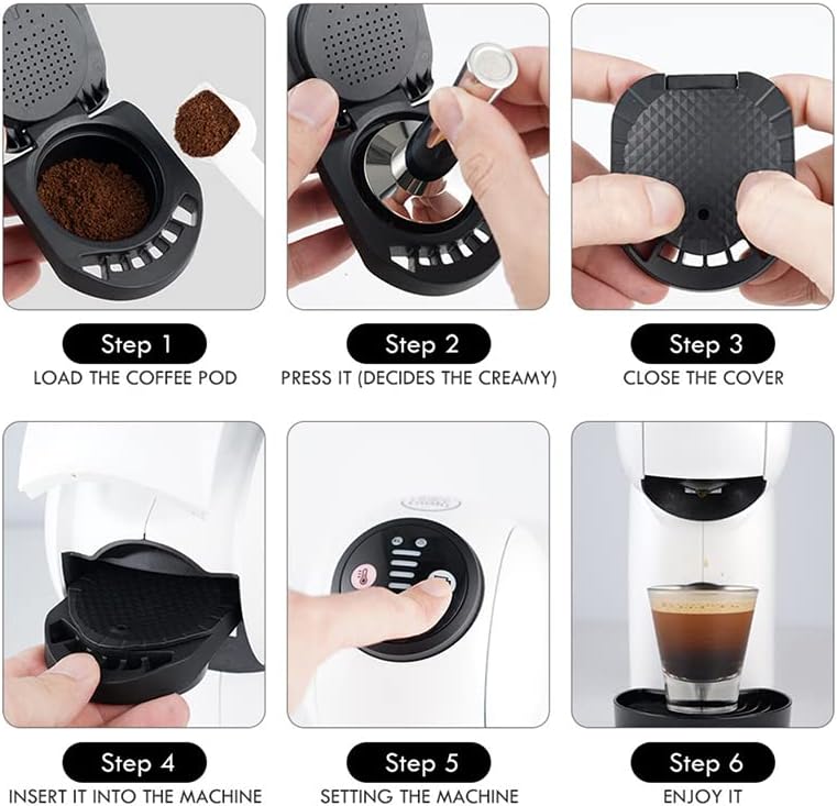 Adaptador Reutilizável Cápsulas Dolce Gusto PP Inox Alta Pressão Café Fresco IZECHARGE PRO