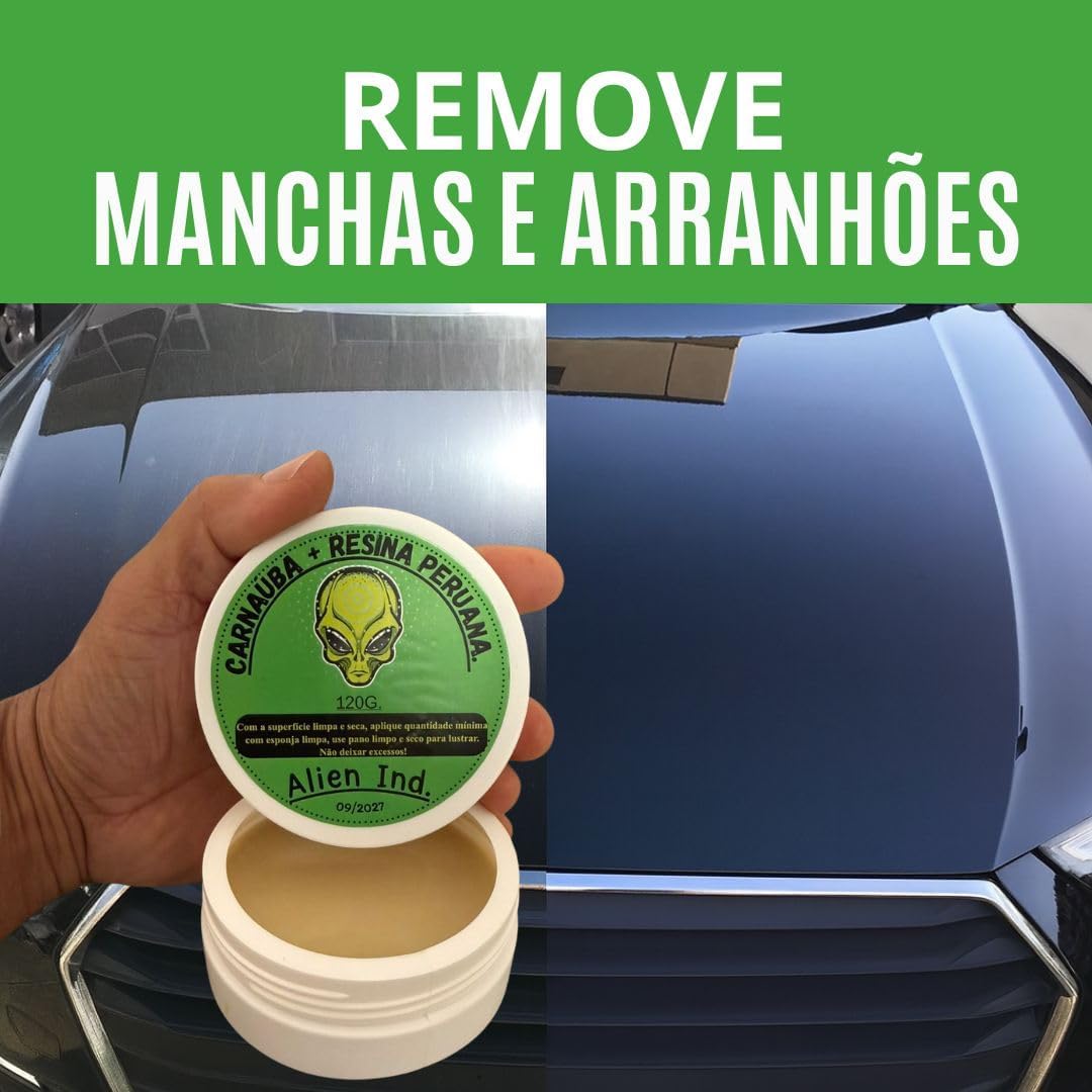Cera Automotiva Carnaúba 120g Brilho Espelhado Proteção Anti-Riscos Premium IZEWAX PRO