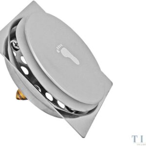 Ralo Inteligente Click 15x15cm Inox 1,2mm Veda Cheiro Premium IZECLICK PRO