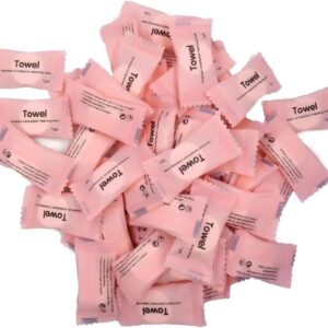 Kit 50 Toalhas Desidratadas Compactas Descartáveis Multiuso Macias Viagem Academia Higiene IZEWIPES PRO