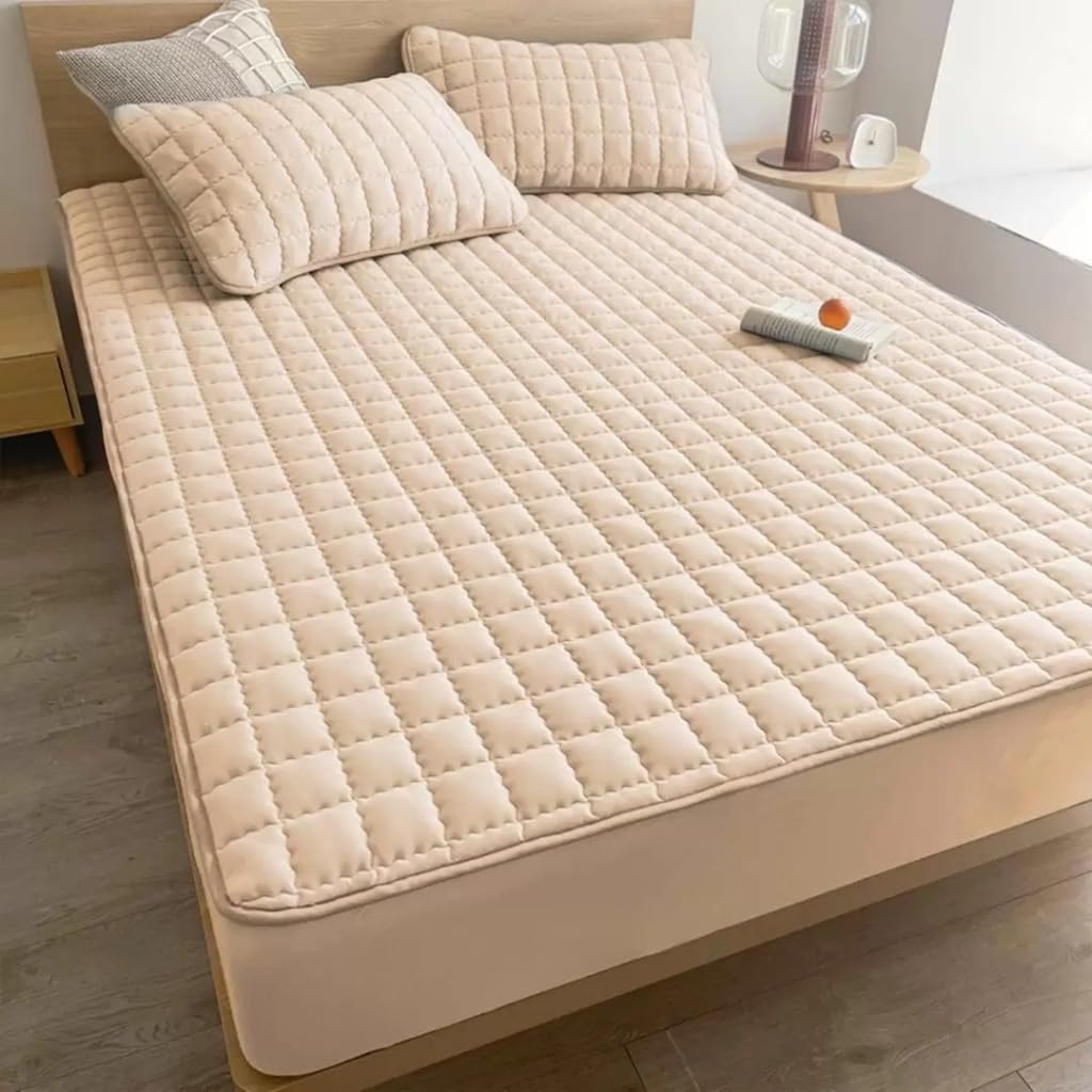 Capa Protetora para Colchão Casal/Queen/King Impermeável Antiácaro Respirável Elástico 360° Preto IZESLEEP PRO