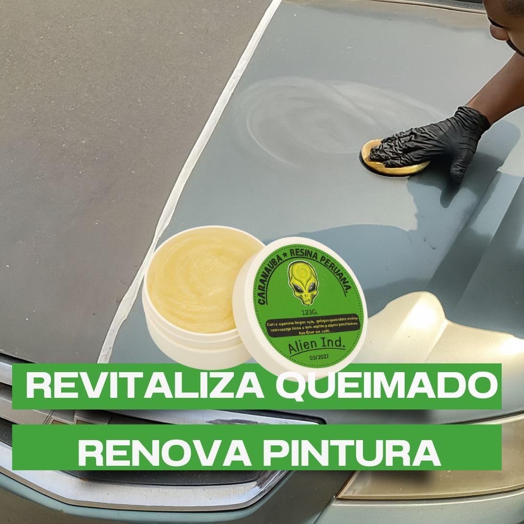 Cera Automotiva Carnaúba 120g Brilho Espelhado Proteção Anti-Riscos Premium IZEWAX PRO