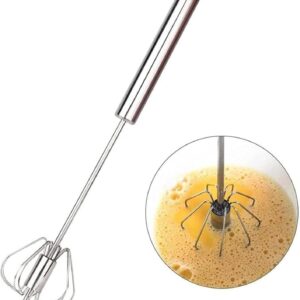 Fouet Batedor Manual Inox Leve Ergonômico Resistente Multiuso Para Ovos, Cremes E Massas IZESWIFT PRO