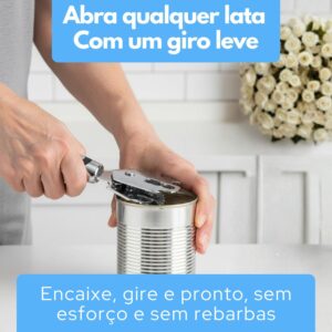 Abridor de Latas 3 em 1 Inox Manual Ergonômico Premium IZECHOP PRO Abridor de Latas 3 em 1 Inox Manual Ergonômico Premium IZECHOP PRO